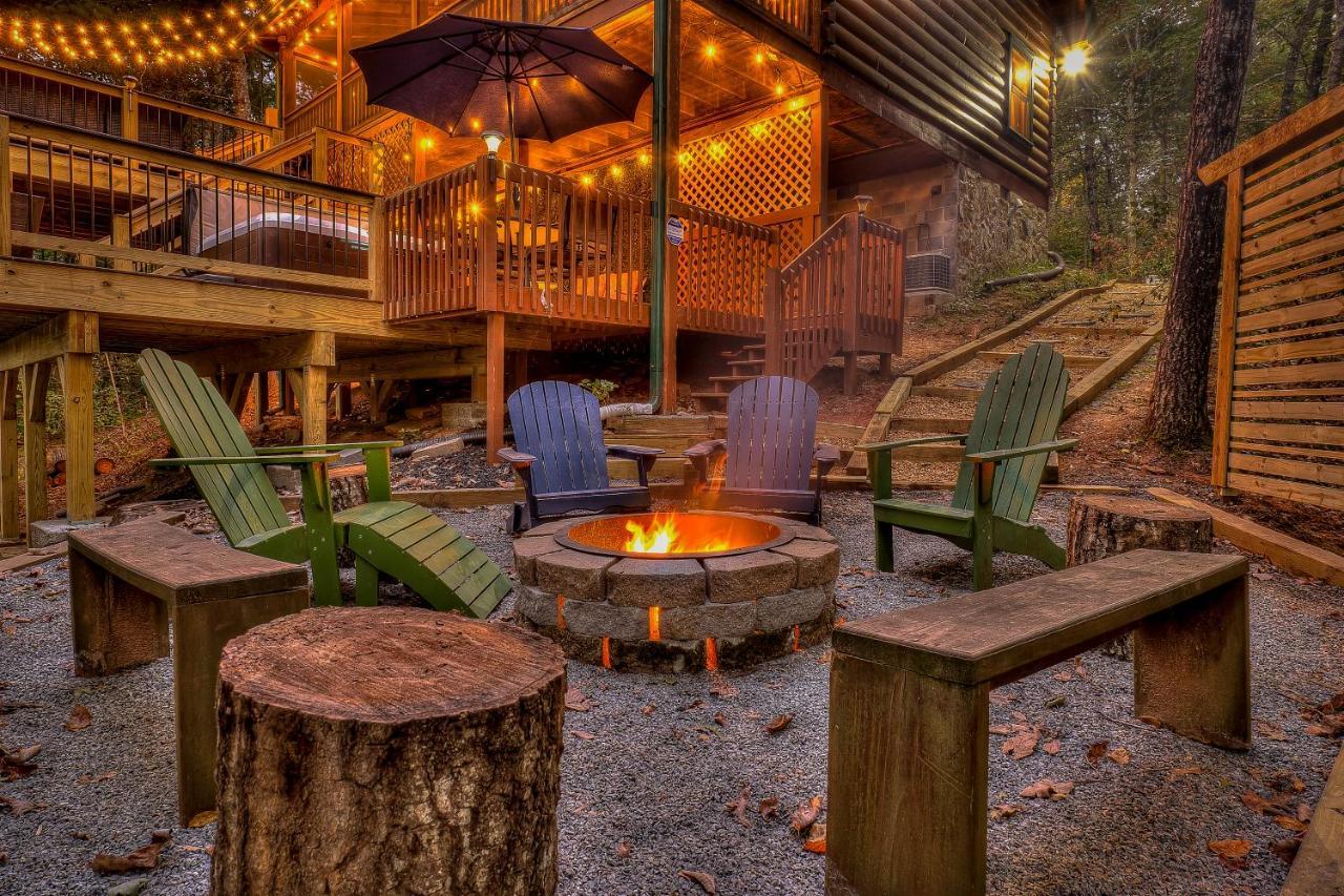 Golden Eagle Ga Cabin - Hot Tub, Firepit & Fast Wifi Blue Ridge Esterno foto