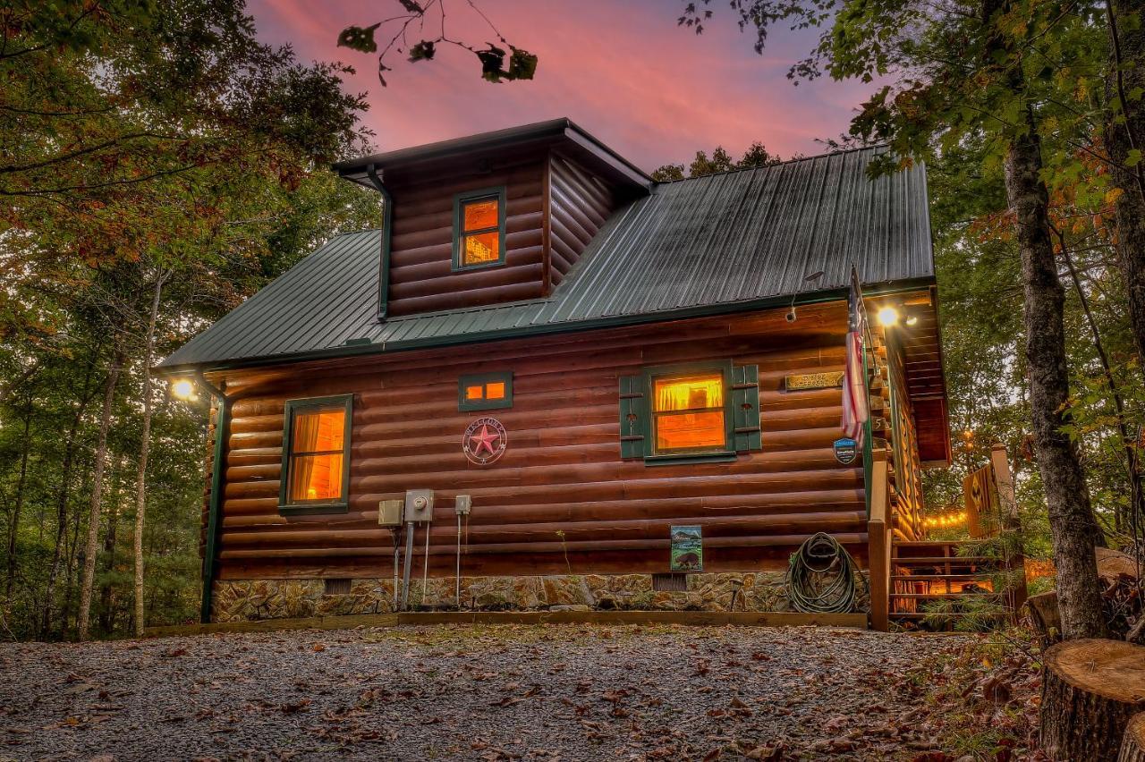 Golden Eagle Ga Cabin - Hot Tub, Firepit & Fast Wifi Blue Ridge Esterno foto