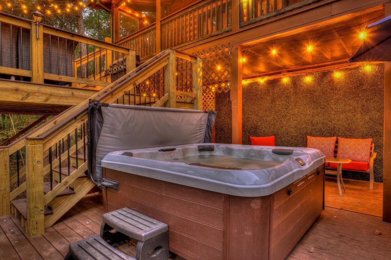 Golden Eagle Ga Cabin - Hot Tub, Firepit & Fast Wifi Blue Ridge Esterno foto